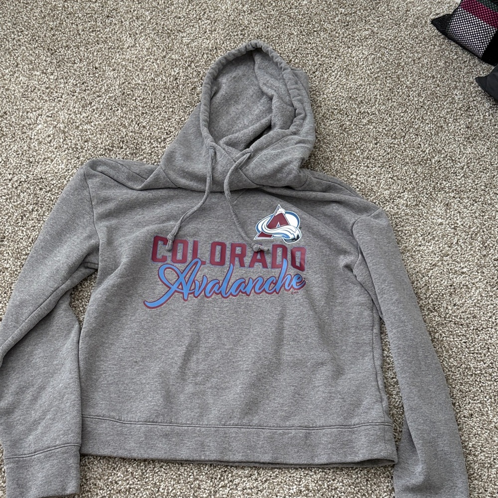 Colorado Avalanche Gray Hoodie